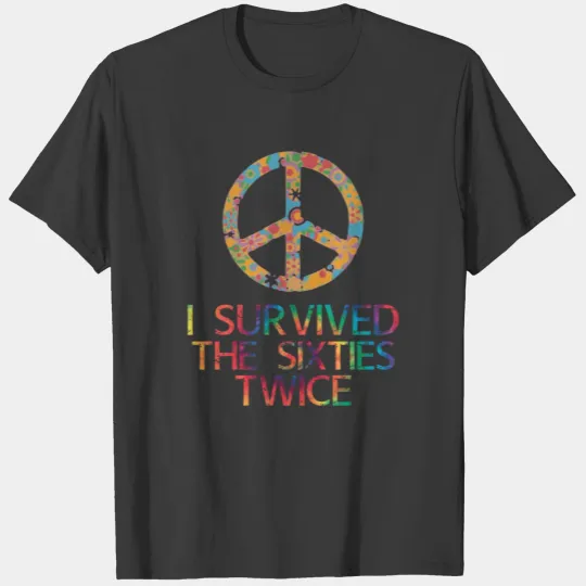 I Survived The 60S Twice T-Shirt 60S Birthday T-shirt