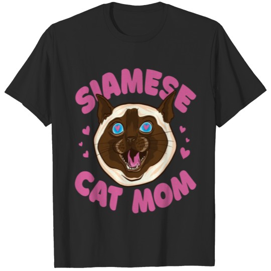 Discover Siamese Cat Mom Siam Cats T-shirt