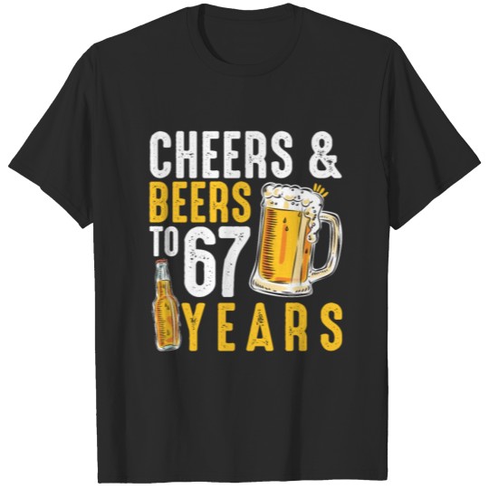 Discover 67th Birthday Gifts Drinking Shirt for Men or T-shirt