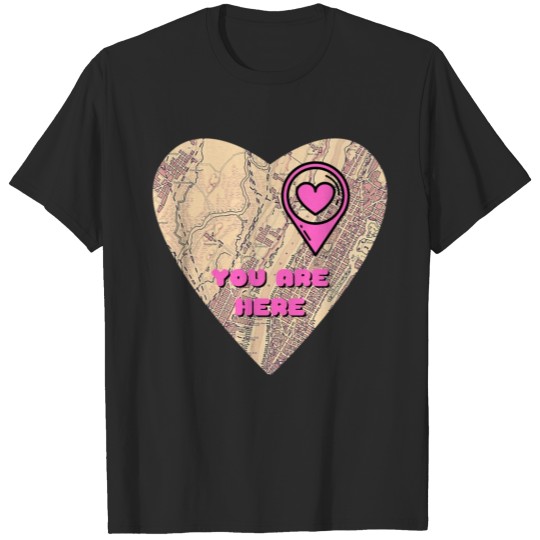 Discover Valentine's Day You Are Here In My Heart T-shirt