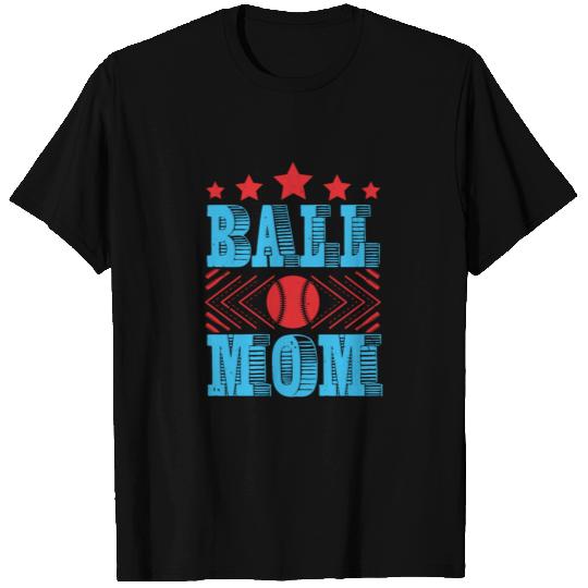 Proud Baseball Mom Baseball Fan Gift T-shirt