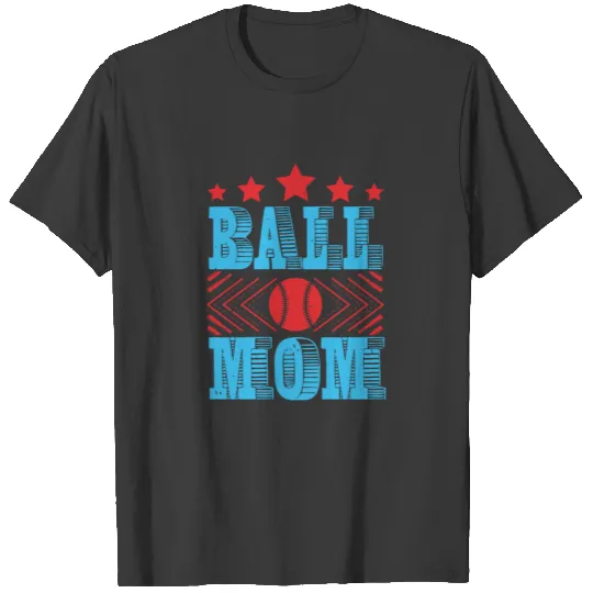 Proud Baseball Mom Baseball Fan Gift T-shirt