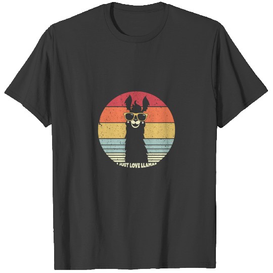 Discover Llama Retro I Just Love Llamas Gift Tee T-shirt