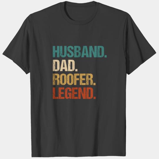 Roofer Roofing construction roof craftsman worker T-shirt