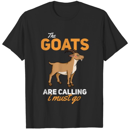 Funny Goat Gift Cute Mountain Goats Farmer T Shirt T-shirt