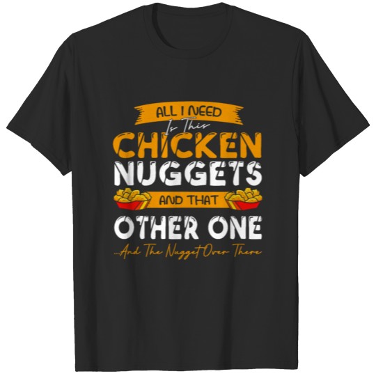 Discover Nug Lover Eating Nuggets Chicken Nugget Gift T-shirt