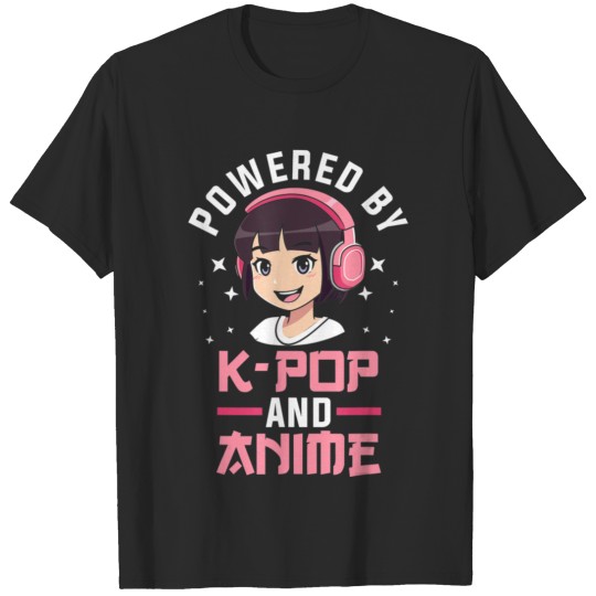 Discover Powered By K-Pop And Anime Kpop Merch Merchandise T-shirt