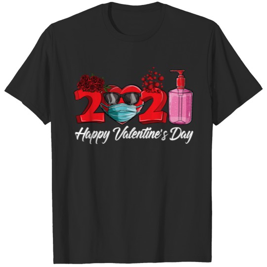 Discover Heart In A Mask Happy Valentines Day 2021 men T-shirt