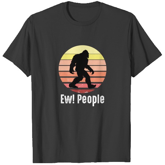 Vintage Retro Ew People Bigfoot Sasquatch T-shirt
