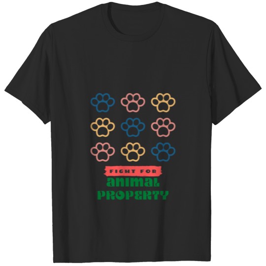 Discover Animal property foot colors T-shirt