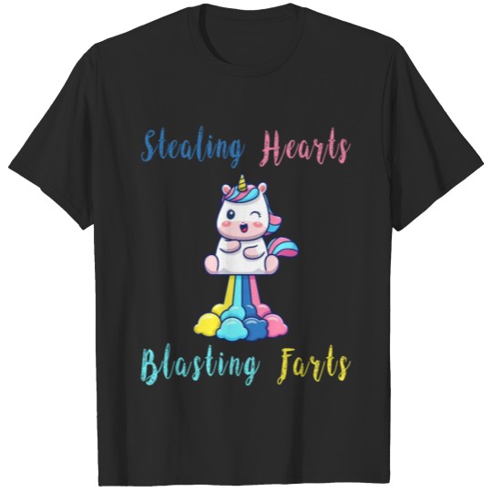 Discover Stealing Hearts and Blasting Farts - Love Humor T-shirt