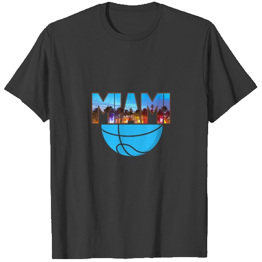 Basketball Miami Florida USA v2 T-shirt