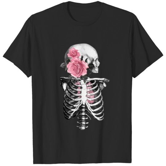 Discover Gothik raven goth skull death skull punk dark T-shirt