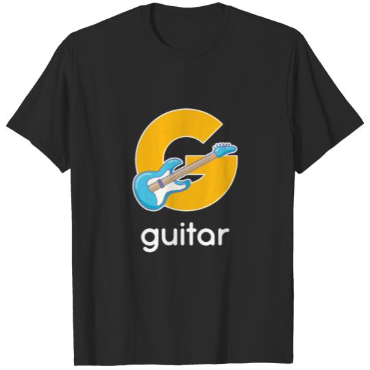 Discover Guitar Alphabet Letter Music Instrument Lover T-shirt