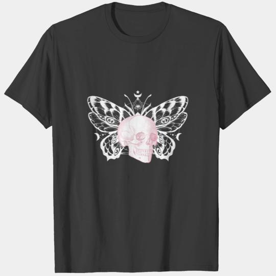 Gothik raven goth skull death skull punk dark T-shirt