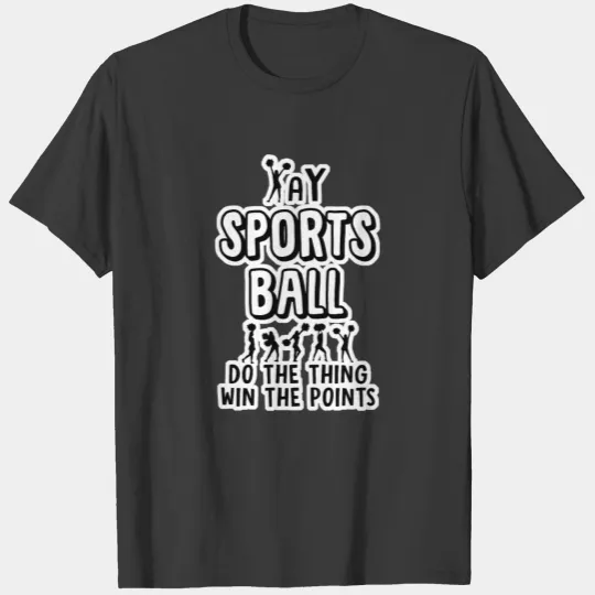 Yay Sports Ball Football T-shirt