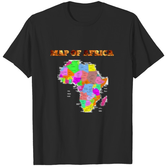 Discover Map of Africa T-shirt