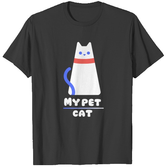 crazy cat T-shirt