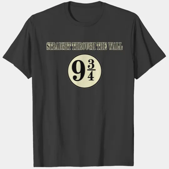platform 9 3/4 wingardium Leviosa magic school hp T-shirt