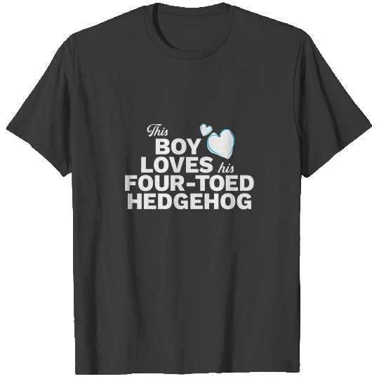 Four-toed Hedgehog Boy Love T-shirt