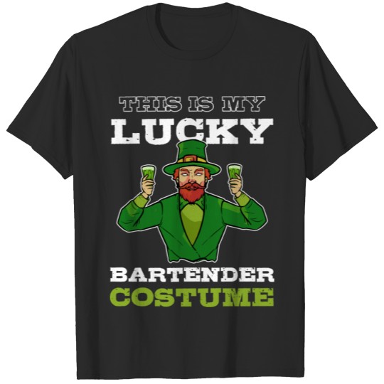 Discover St Patrick's Day Barkeeper Costume Irish Beer Gift T-shirt
