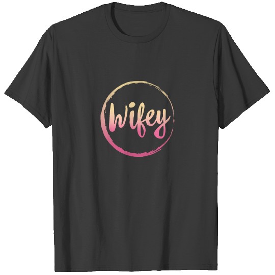 Wifey and Hubby Shirt Valentines Day Mr and Mrs T-shirt