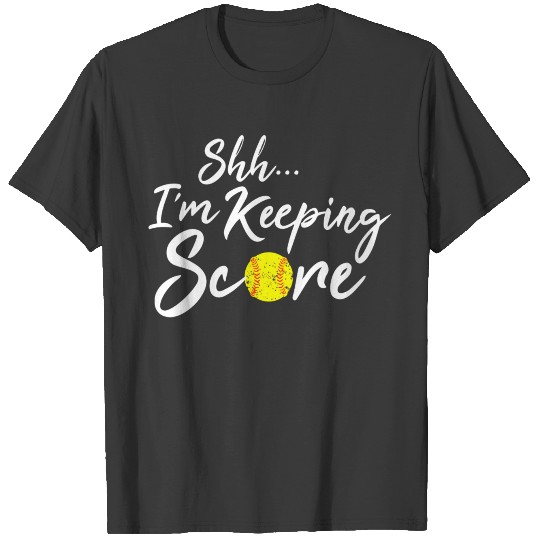 Scorekeeper Softball Team Scorebook Keeper Gift Te T-shirt