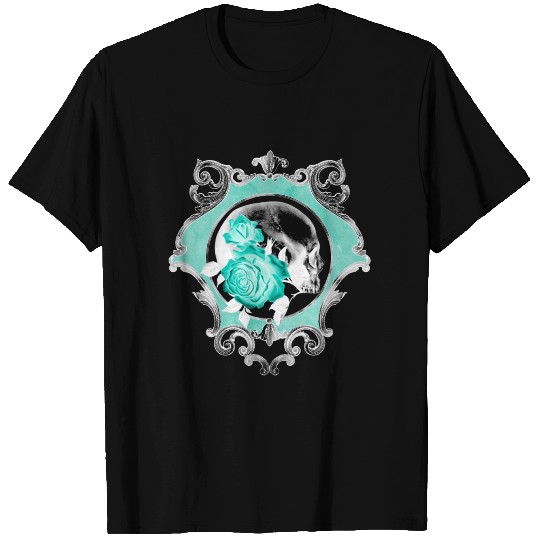 Gothik raven goth skull death skull punk dark T-shirt