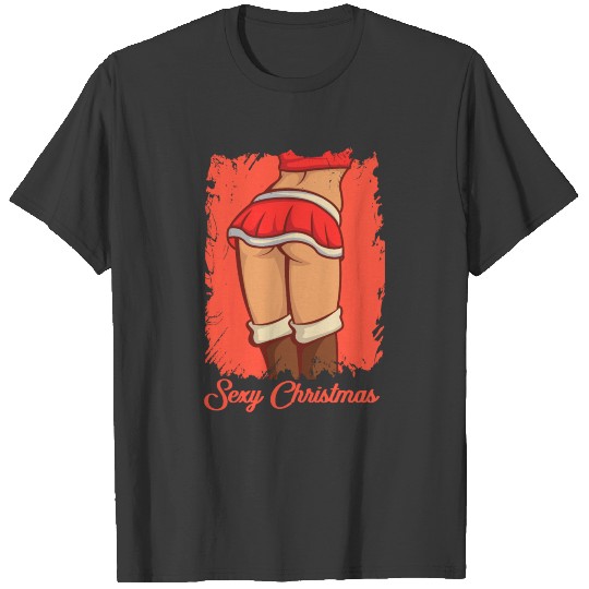 Sexy Christmas Xmas Santa Claus Hot Xmas Funny T-shirt