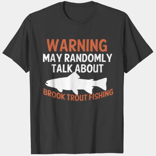 Funny Brook Trout Fishing Freshwater Fish Gift T-shirt