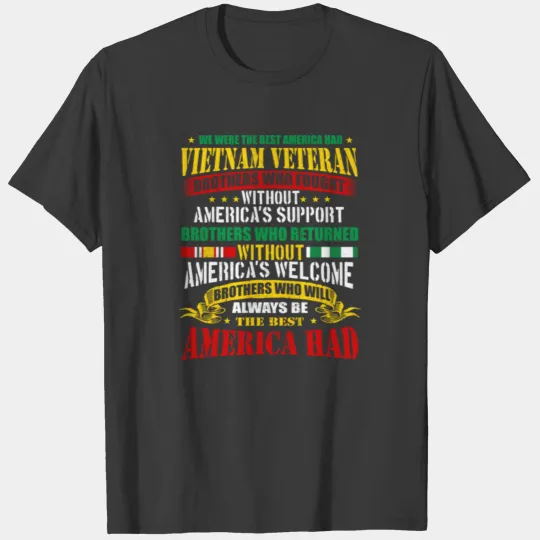 Proud Vietnam Veteran America Vietnam War Veterans T-shirt