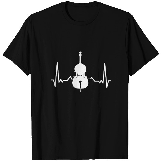 Violin heartbeat musician violinist T-shirt