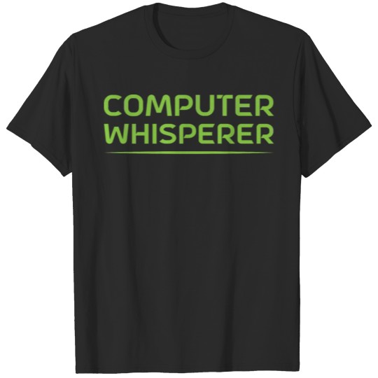 Discover Computer Whisperer Cute IT Support Geek Nerd Gift T-shirt