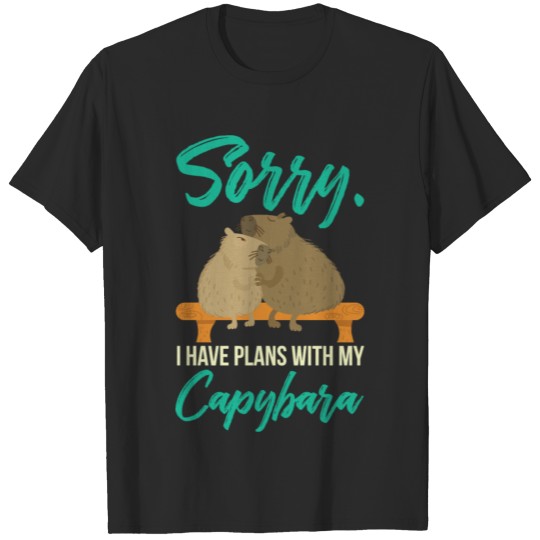Discover Capybara Design for Capibara Owner Perfect Rodent T-shirt
