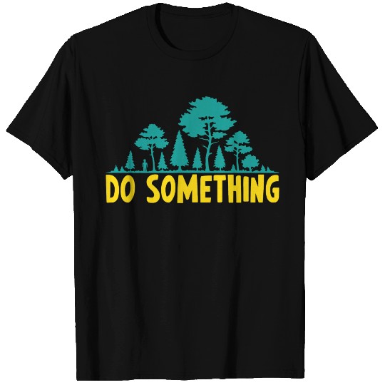 Do something vegan saying gift plants T-shirt