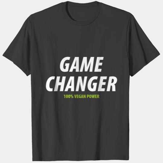 Game changer vegan plants saying gift T-shirt