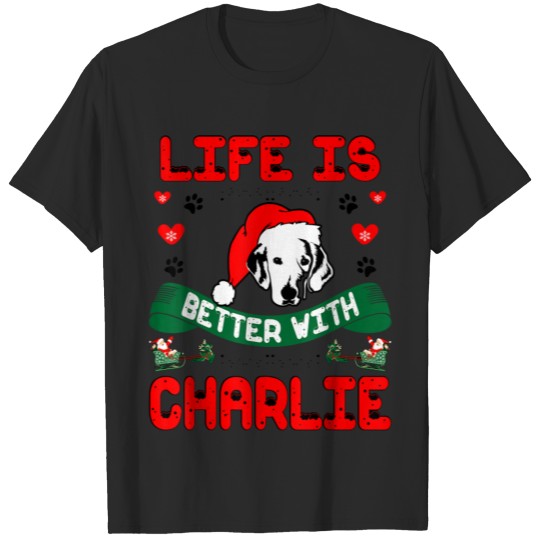 Discover Life Is Better With Charlie Golden Retriever Chris T-shirt