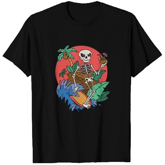 SURFING SKELETON T-shirt