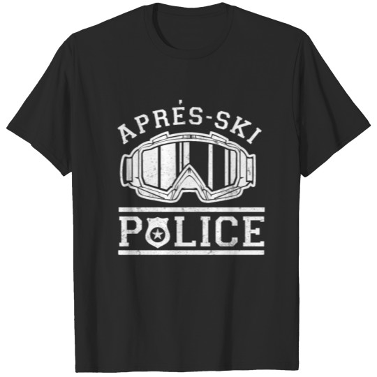 Discover Snow Apres Ski Police T-shirt