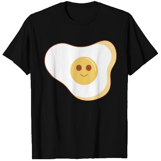 Fried Egg Cartoon T-shirt
