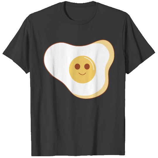Fried Egg Cartoon T-shirt
