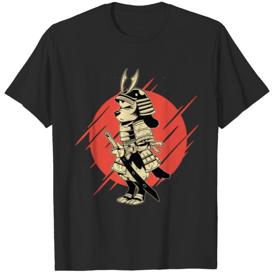Discover samurai dog T-shirt