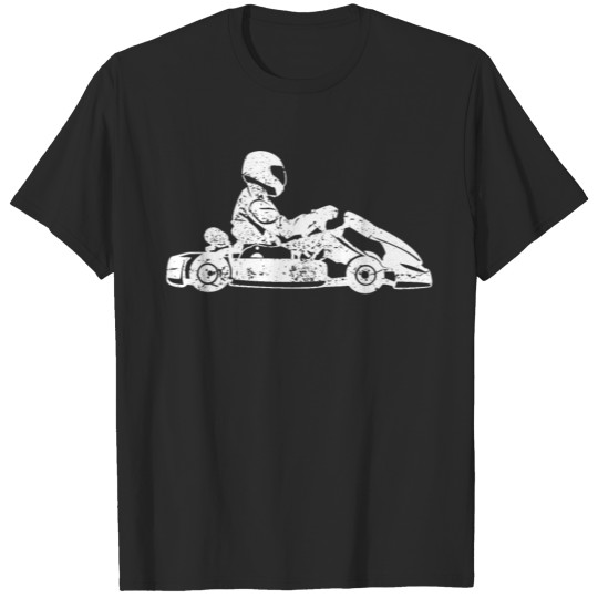 Discover Go-kart Kart Racing Driver Karting Retro Gift T-shirt