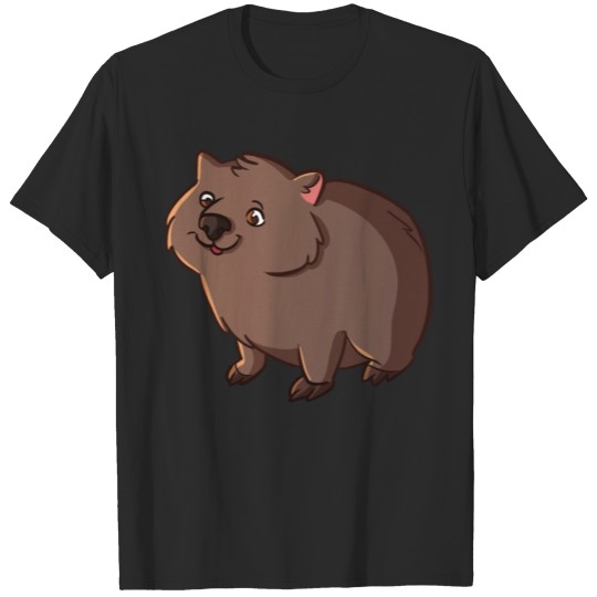 Discover Australian Wombat laughing gift for children T-shirt