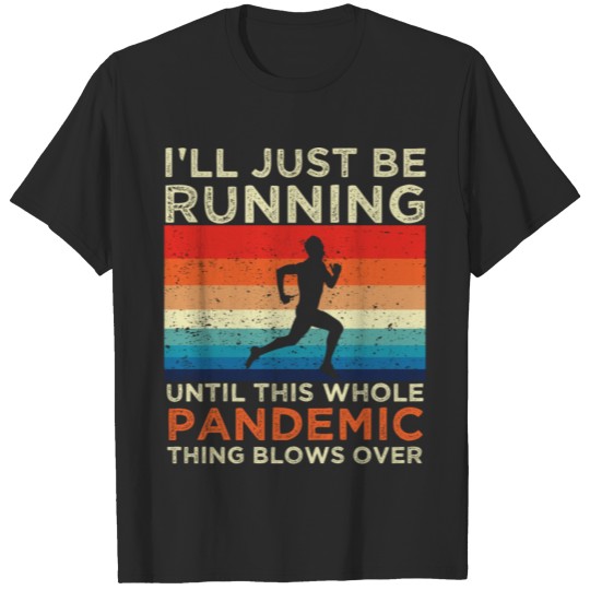 Discover Funny Running Vintage 5k Marathon Runner Jogging T-shirt