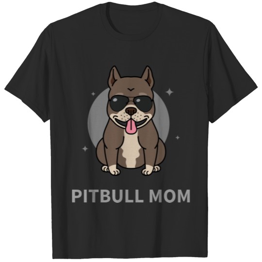 Discover Pitbull Mom T-shirt