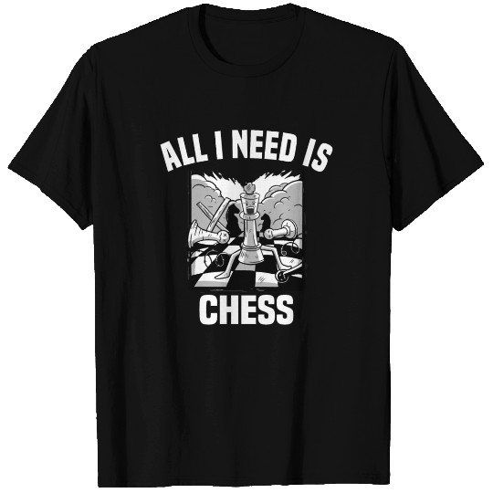 Checkmate Checkerboard Matt Chess King Gift T-shirt