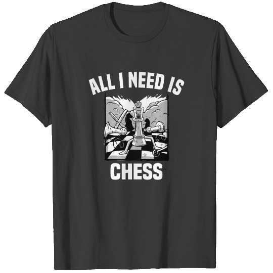 Discover Checkmate Checkerboard Matt Chess King Gift T-shirt