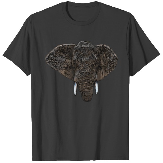 elephant head T-shirt