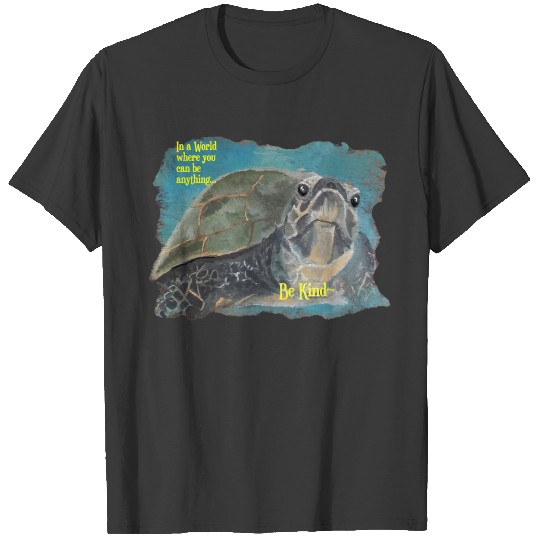Box Turtle says Be Kind T-shirt